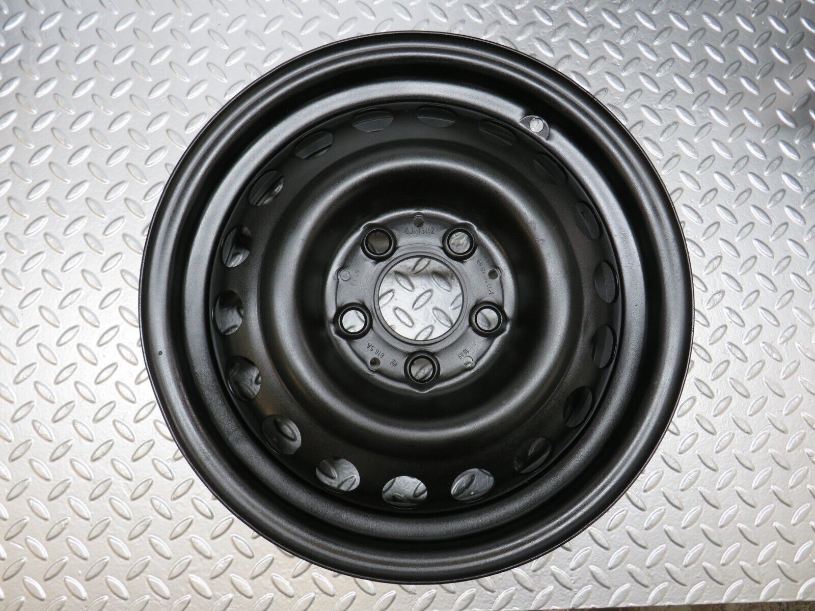 25441 Mercedes-Benz Steel Wheel Set of 4 6Jx15H2 ET49 5x112 1244000602