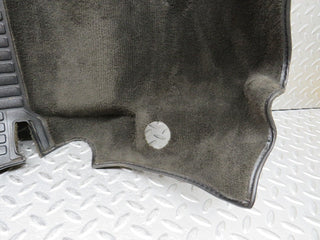 W124 Cabriolet front right floor carpet black used OEM