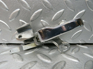 W116 left interior door handle chrome used OEM