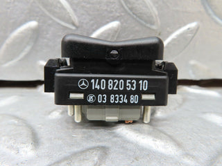 W140 Coupe rear folding headrest switch used OEM