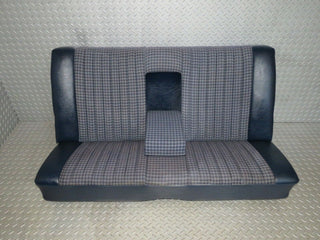 23762 Mercedes-Benz C107 450SLC Coupe Rear Seat Half Leather Blue