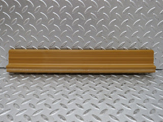 W123 rear left door sill trim palomino used OEM