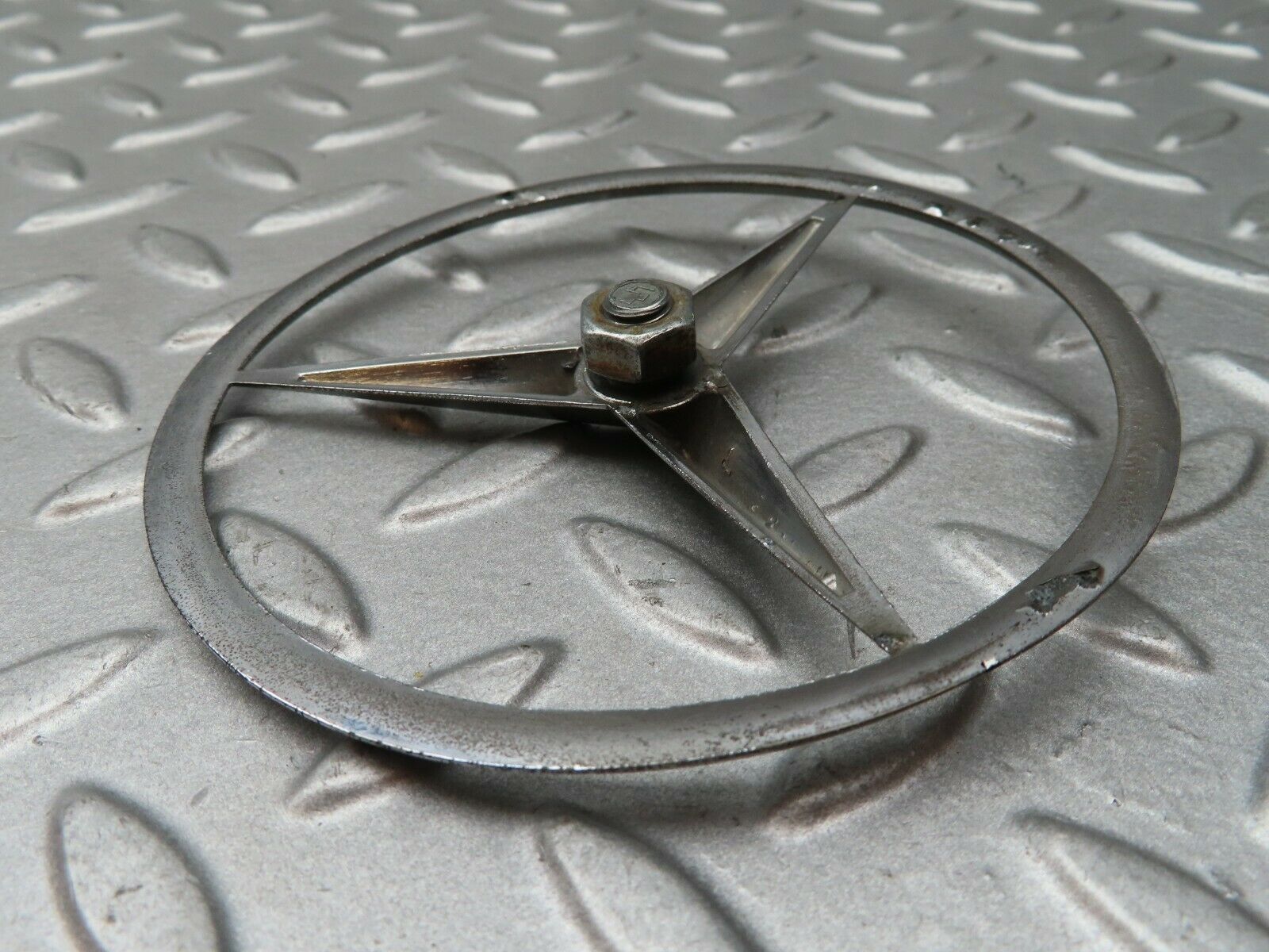 4778 Mercedes-Benz W114 280 CE Coupe Chrome Rear Emblem Logo