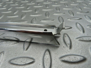 W126 rear left chrome window channel used OEM