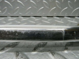 W123 Wagon rear left door chrome window channel used OEM
