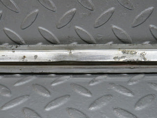 W108 rear left door chrome moulding trim used OEM