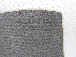 W124 Wagon front left passenger carpet mat grey used OEM