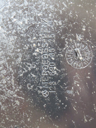 26773 Mercedes-Benz W123 240D C Pillar Cover Panel Left Side Blue 1236900325