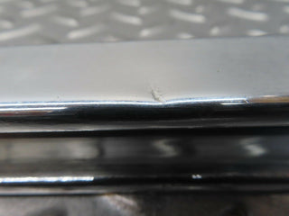 W111 rear right door front chrome window channel used OEM