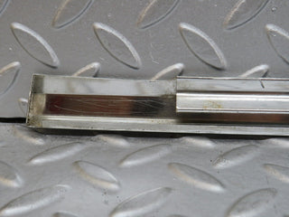 W126 front left door chrome moulding trim used OEM