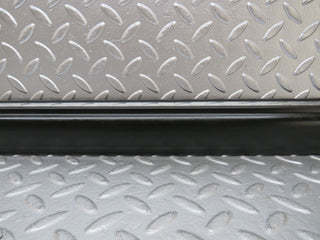 W123 front left door lower moulding trim used OEM