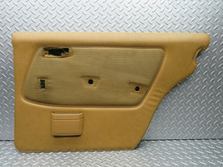 W123 Wagon rear right door card palomino used OEM