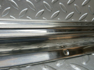R107 SLC left door sill chrome used OEM