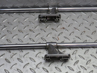 28226 Mercedes-Benz S123 240D Wagon Roof Rack Roof Chrome Bar Pair 1238420714