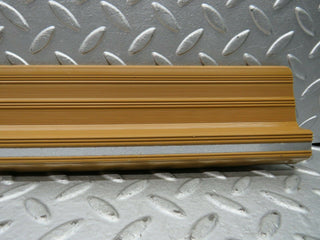 S123 Wagon rear left door sill trim palomino used OEM