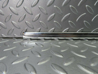 W123 front left door chrome moulding trim used OEM