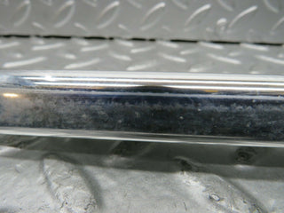 W123 Wagon rear left door chrome window channel used OEM