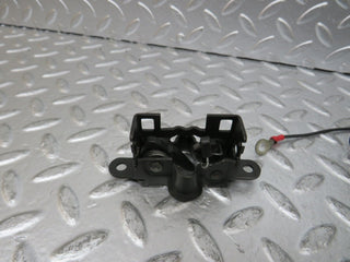 W140 hood bonnet lock pair with switch used OEM