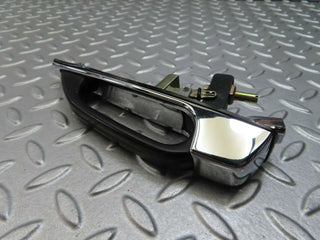 W123 exterior chrome door handle rear right used OEM