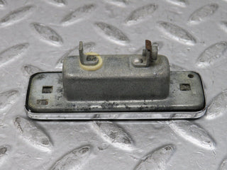 W109 number plate light chrome used OEM