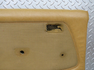 W123 rear left door card palomino used OEM
