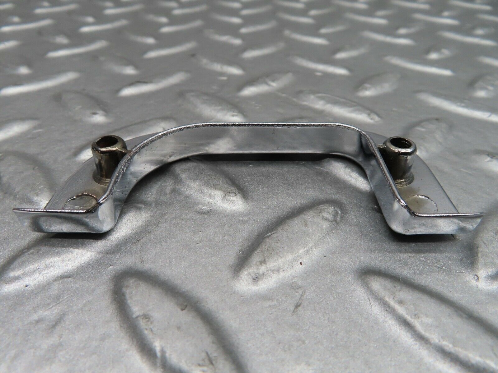 21082 Mercedes-Benz W123 230E Right Chrome Door Latch Trim 1237230224