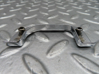 W123 right chrome door latch trim used OEM