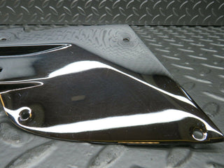 R107 SLC b pillar chrome cover plate right side used OEM