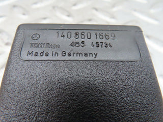 C140 Coupe rear right seat belt with buckle used OEM