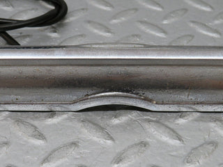 W108 number plate light trunk lid chrome used OEM
