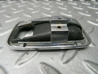 W123 Wagon chrome frame for door opener right used OEM