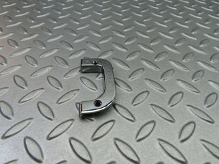 W123 right interior chrome door latch trim used OEM