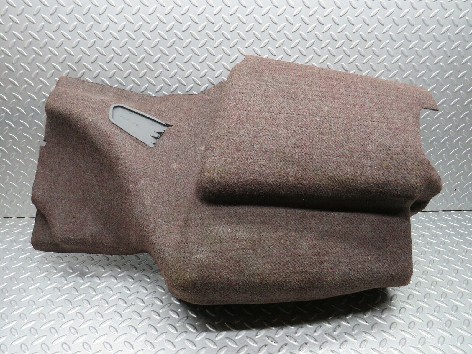 21794 Mercedes-Benz W126 300SE Trunk Cover Panel Left Side Burgundy Red
