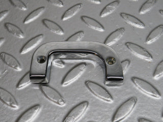 32180 Mercedes-Benz W123 230E Right Interior Chrome Door Latch Trim 1237230224