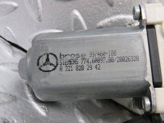 W221 rear left window regulator motor used OEM