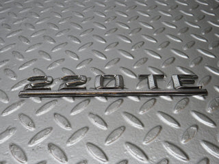 31269 Mercedes-Benz S124 220TE Wagon Trunk Badge Emblem 1248174415
