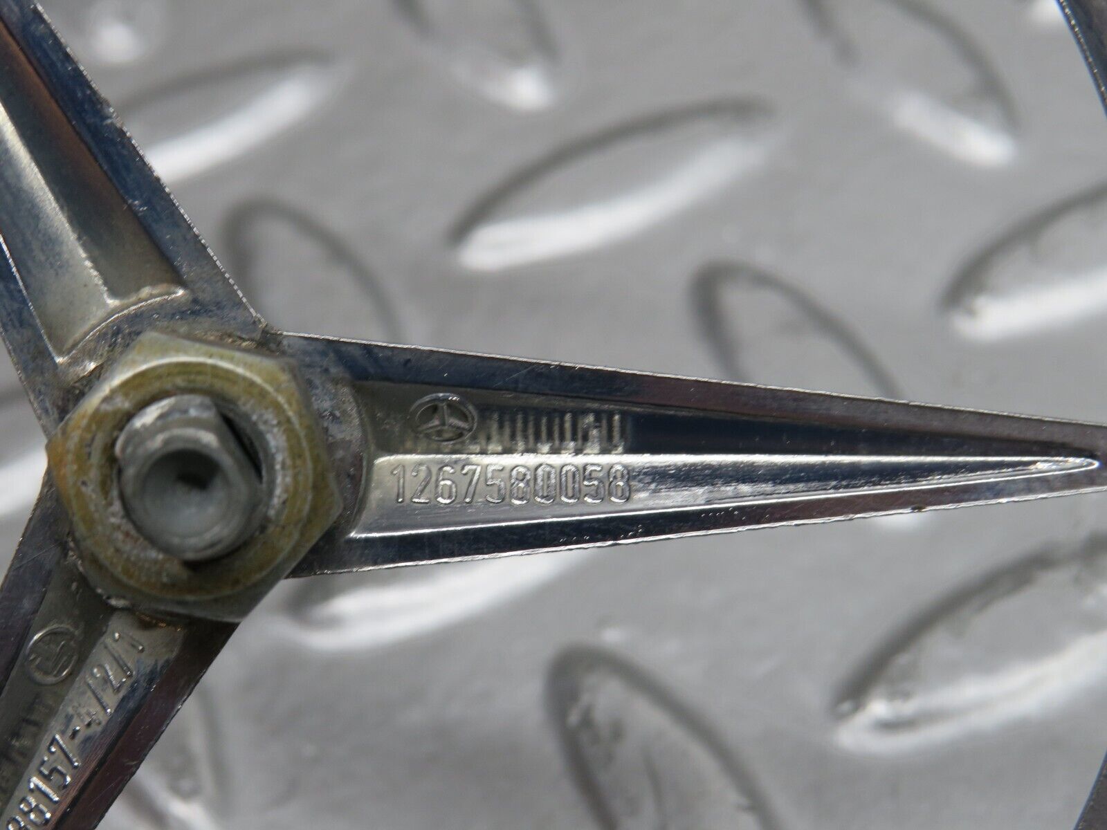 29706 Mercedes-Benz W123 230E Trunk Boot Lid Emblem  1267580058