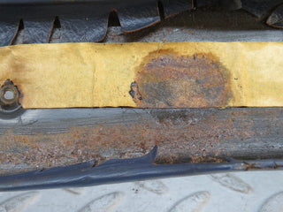 W109 b pillar cover left side blue used OEM