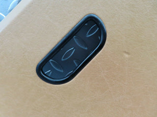 W123 Coupe c pillar cover panel left palomino used OEM