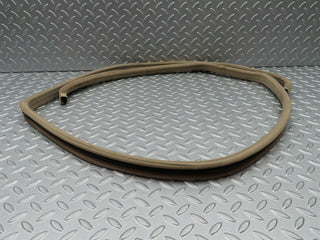 W124 front right door frame rubber seal beige cloth used OEM