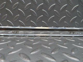 W108 rear left door chrome moulding trim used OEM