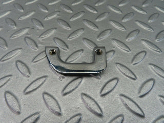 W115 right interior chrome door latch trim used OEM