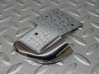 W124 Cabriolet b pillar chrome cover plate left side used OEM