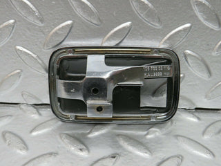 W108 chrome frame for door opener left used OEM