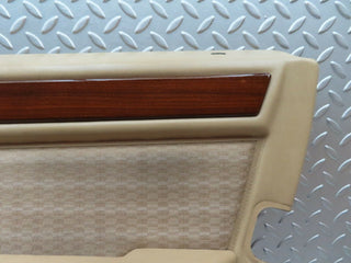 W124 front right door card beige used OEM