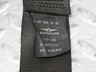 39057 Mercedes-Benz W201 190E 2.6L Rear Seat Belt Set With Buckles L & R 2018604285 2018605685 2018606069