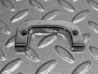 32181 Mercedes-Benz W123 230E Right Interior Chrome Door Latch Trim 1237230224