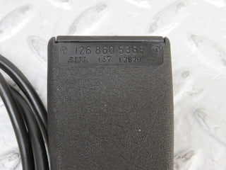 37163 Mercedes-Benz C126 420SEC Coupe Front Right Seat Belt With Buckles 1268806886