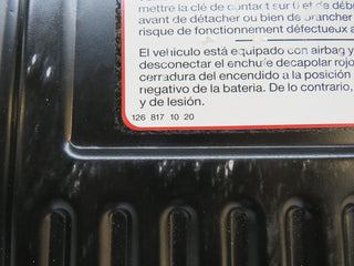 31346 Mercedes-Benz S124 220TE Wagon Front Right Floor Relay Cover 2028171320