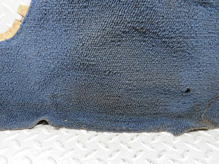 W123 centre console carpet left blue used OEM